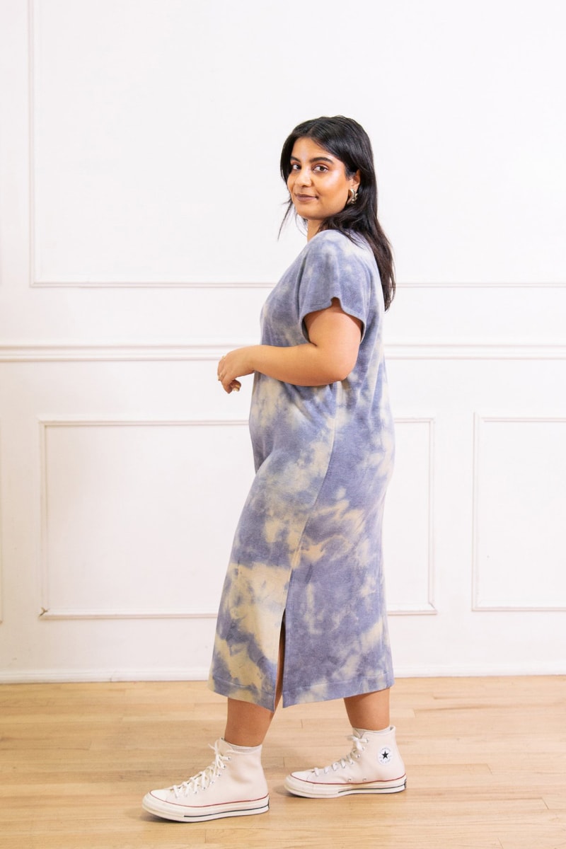 SIDIA Launches Tie-Dye Lounge Dress in Gold Dust | Hypebae