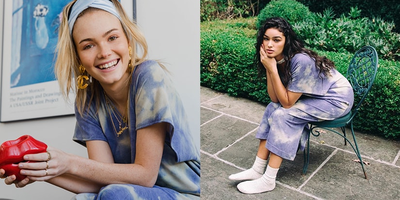 SIDIA Launches Tie-Dye Lounge Dress in Gold Dust | Hypebae