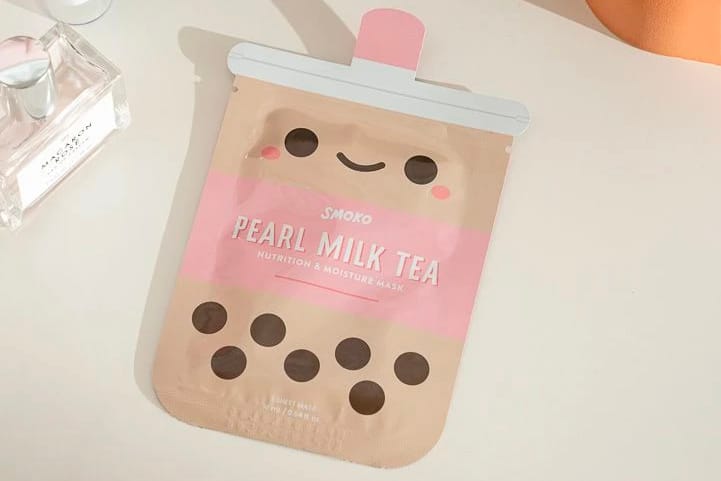 Brighten Your Day With Smoko’s Pearl Boba Tea Hydrating Sheet Mask