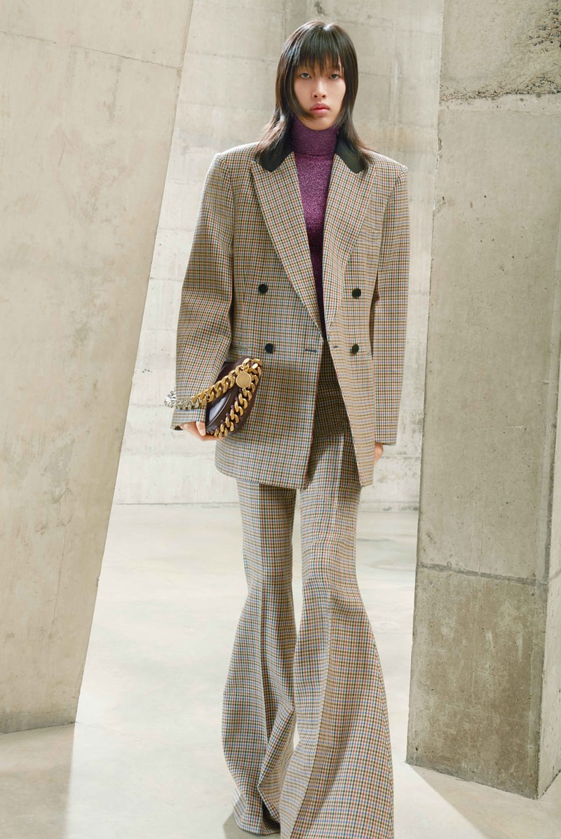 stella mccartney fall winter 2021 fw21 collection virtual runway jacket blazer flared pants