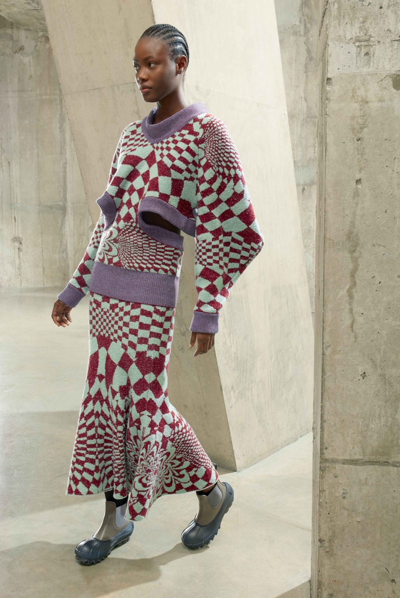stella mccartney fall winter 2021 fw21 collection virtual runway knitwear sweater skirt
