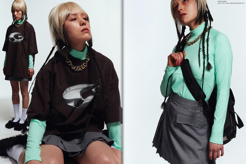 su gi fall winter 2021 fw21 collection lookbook tshirt skirt