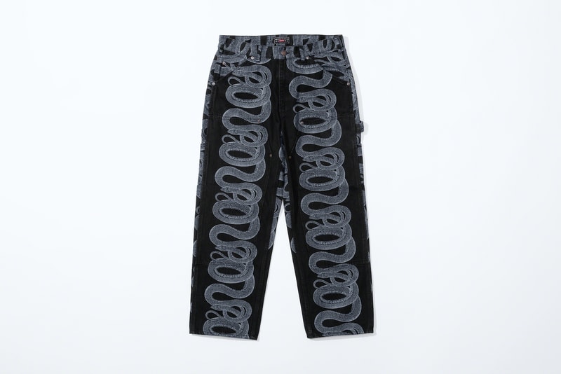 supreme hysteric glamour spring collaboration denim jeans
