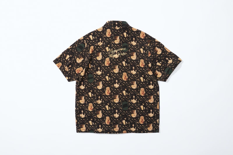 supreme hysteric glamour spring collaboration shirt
