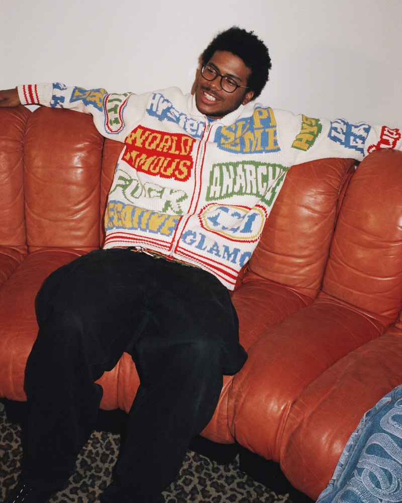 supreme hysteric glamour spring collaboration sweater pants