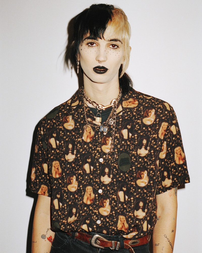 supreme hysteric glamour spring collaboration shirt