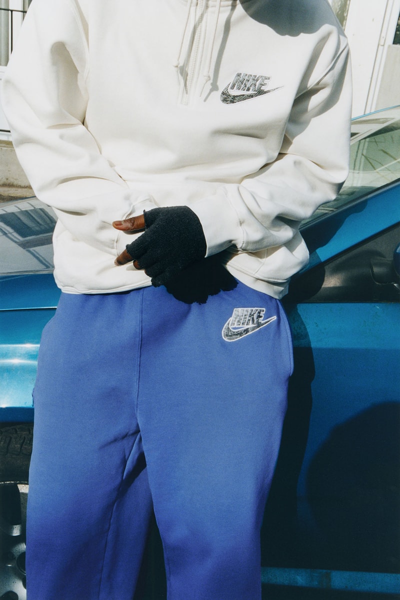 supreme nike collaboration spring drop track sweatpants logo