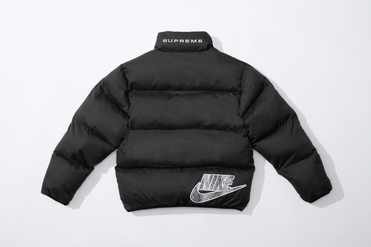 supreme nike spring collaboration hoodies puffer jackets tracksuit accessories release where to buy info