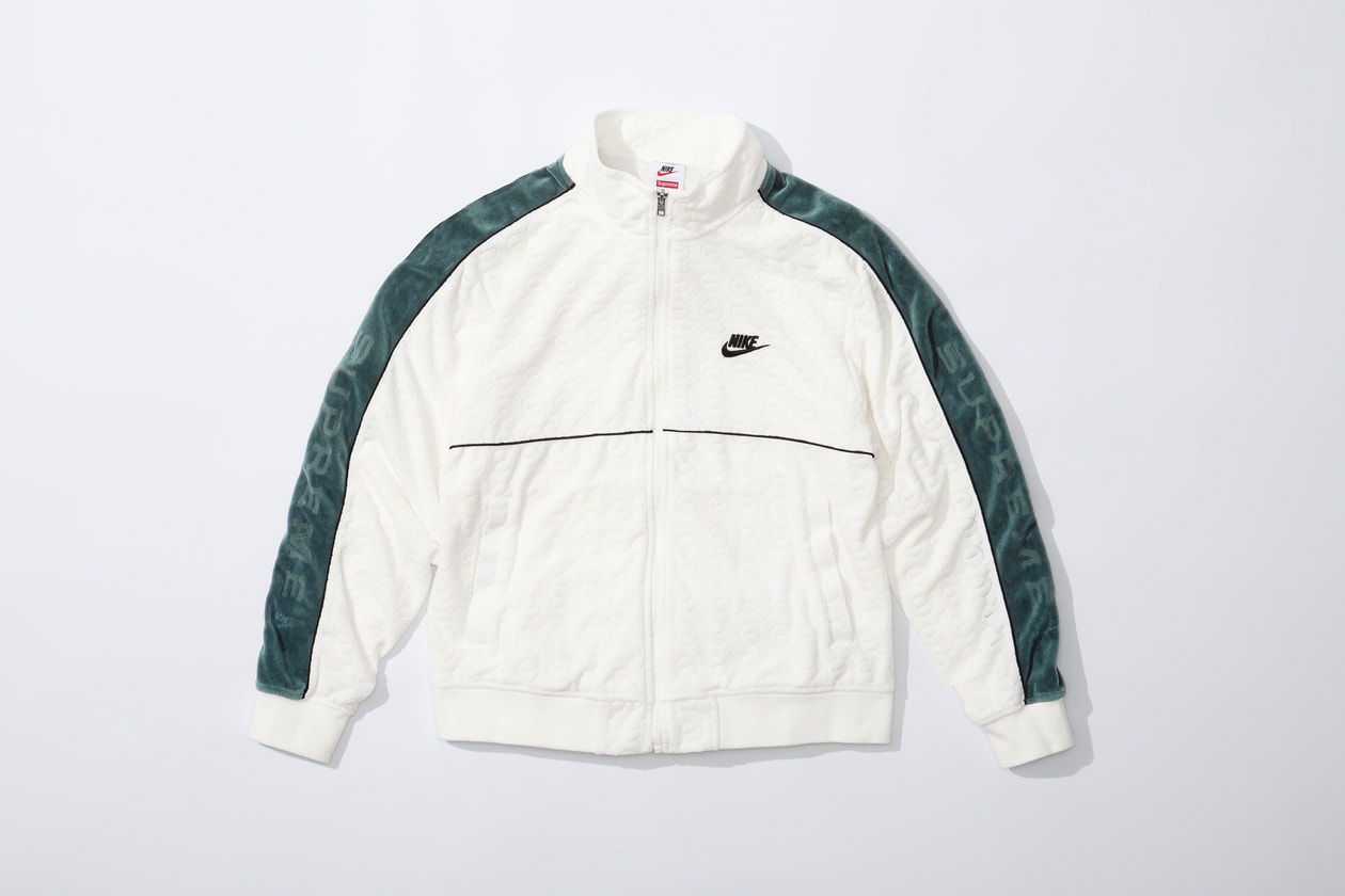 supreme nike spring collaboration hoodies puffer jackets tracksuit accessories release where to buy info