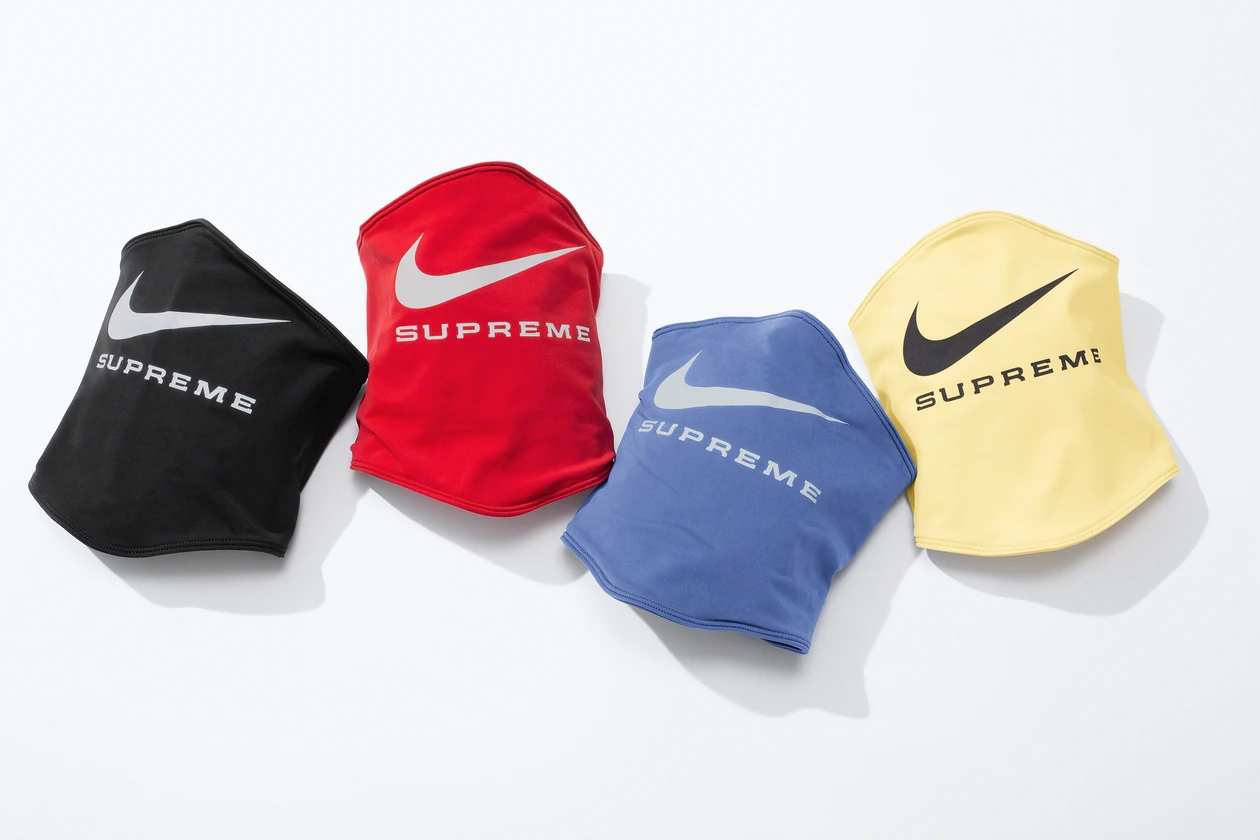 supreme nike spring collaboration hoodies puffer jackets tracksuit accessories release where to buy info