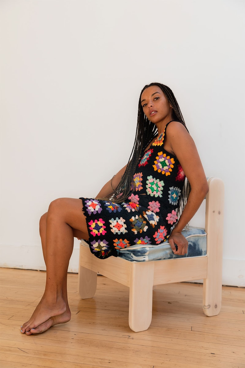 the series spring collection lookbook crochet knitwear patchwork quilted genderless sustainable where to buy