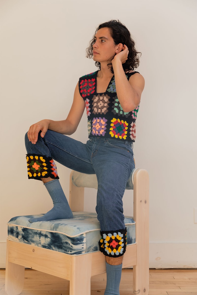 the series spring collection lookbook crochet knitwear patchwork quilted genderless sustainable where to buy