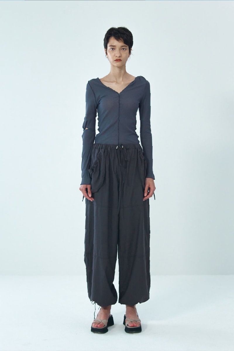 theopen product spring summer 2021 ss21 collection lookbook trousers long sleeved tee