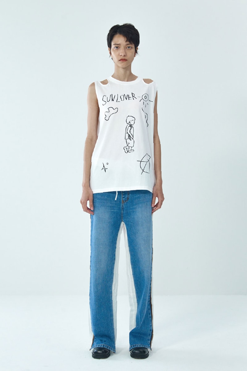 theopen product spring summer 2021 ss21 collection lookbook shirt jeans