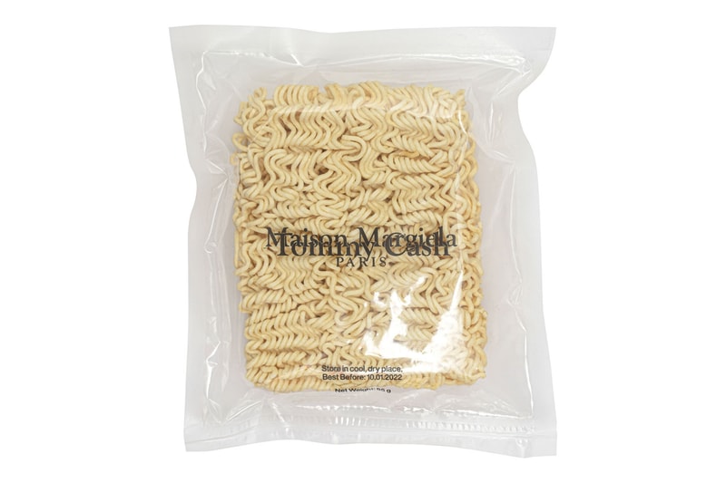tommy cash maison margiela merch collaboration instant noodles