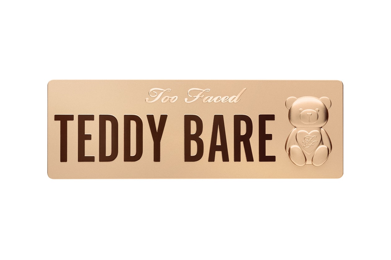 too faced the teddy bare collection eyeshadow lip plumper bronzer makeup
