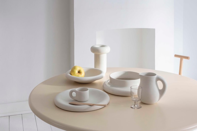 toogood homeware dough plough collection ceramics mugs jugs bowls white table