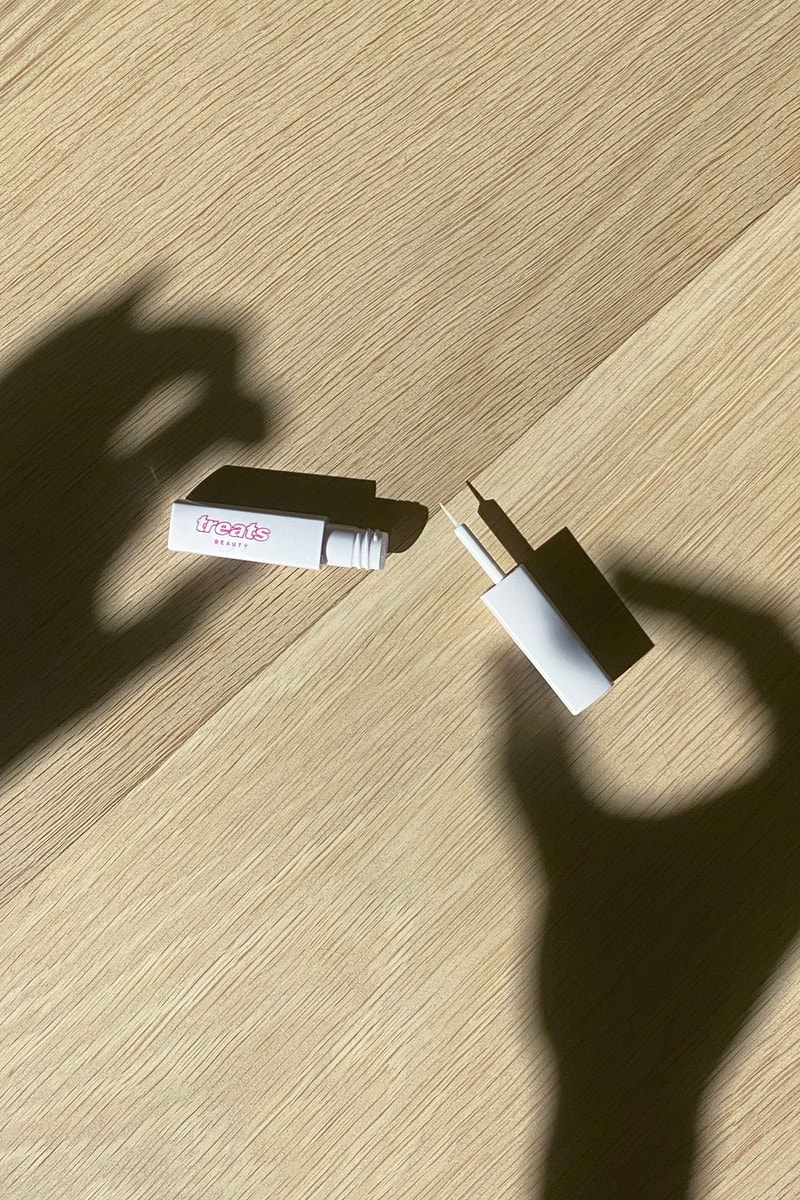 treats beauty eyelash serum rose infused hands shadow