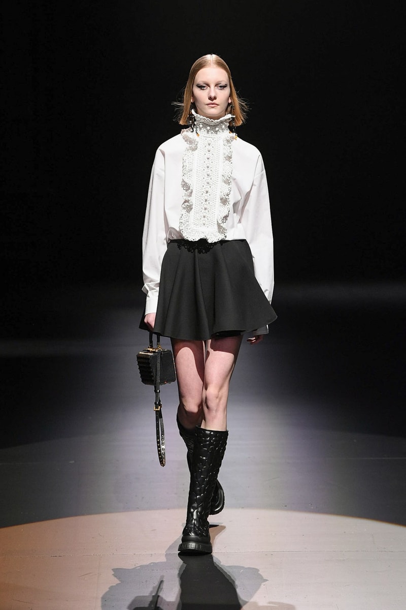 Valentino Fall/Winter 2021 Runway Collection Black and White Digital Presentation Show