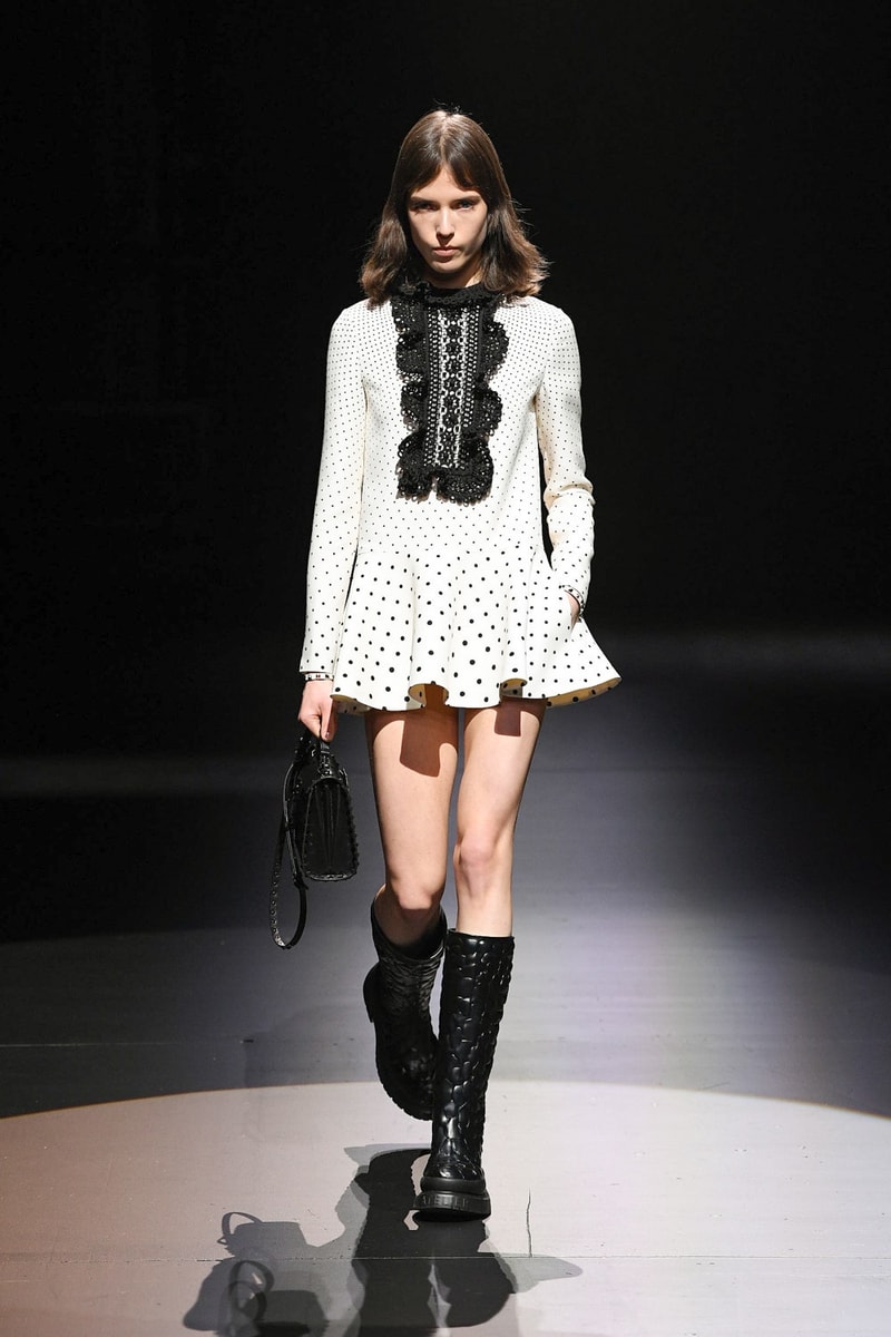 Valentino Fall/Winter 2021 Runway Collection Black and White Digital Presentation Show