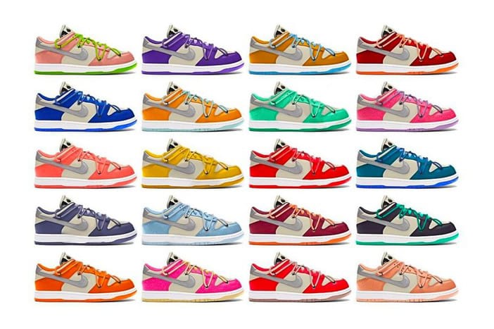 Off-White™ x Nike Rumored To Release "THE 20" Dunk Lows