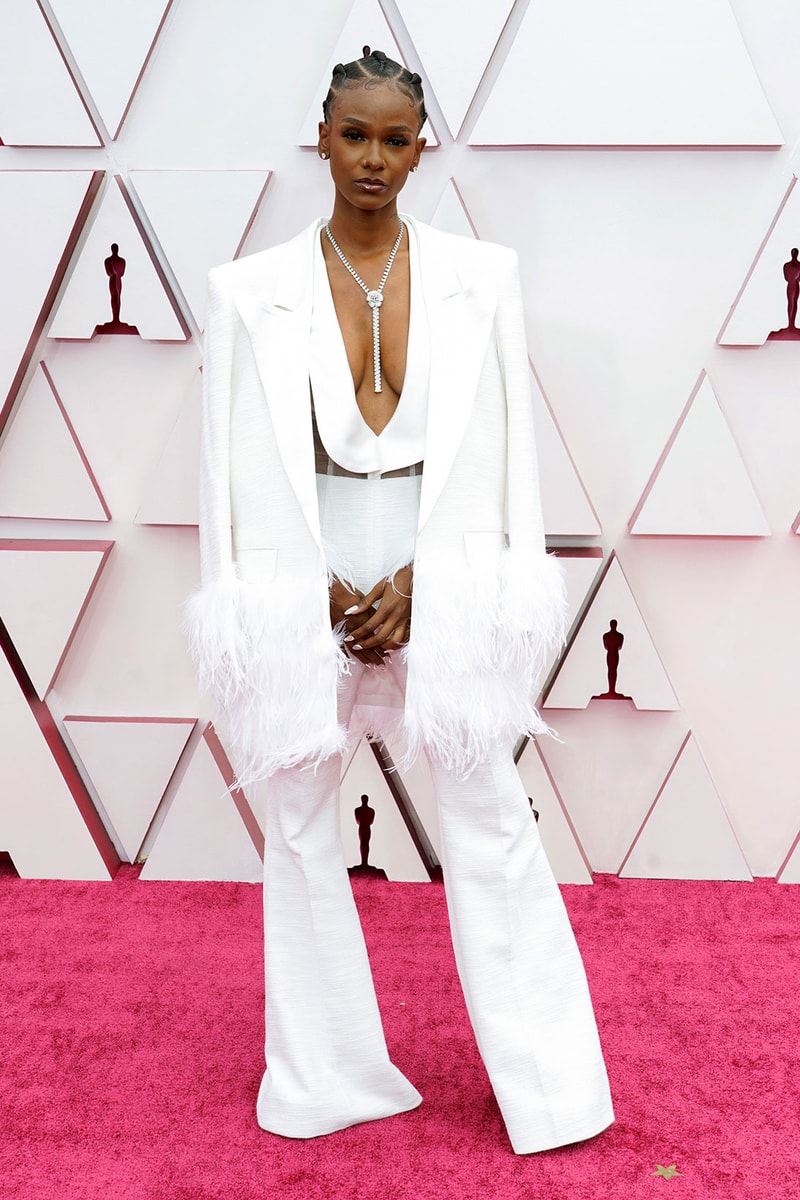 2021 93rd oscars academy awards red carpet best dressed tiara thomas