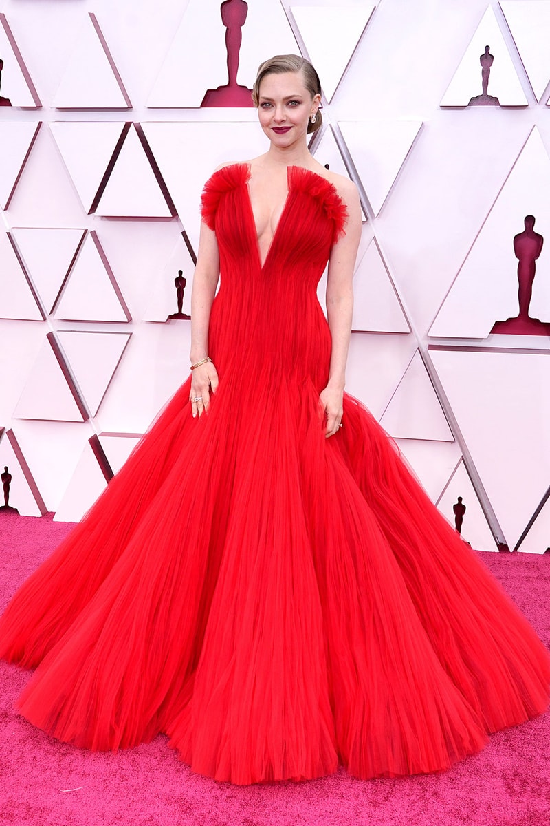 2021 93rd oscars academy awards red carpet best dressed amanda seyfried