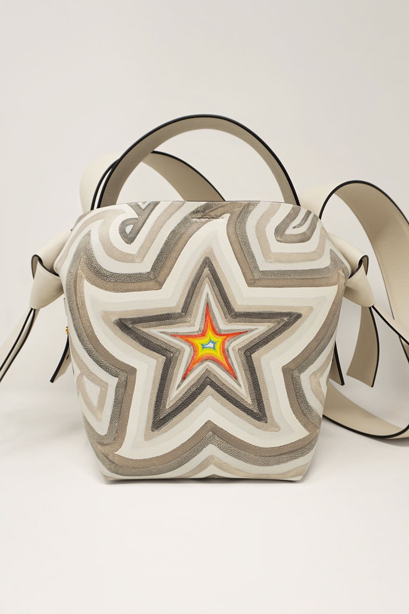 acne studios customized musubi bag ben quinn stars rainbow