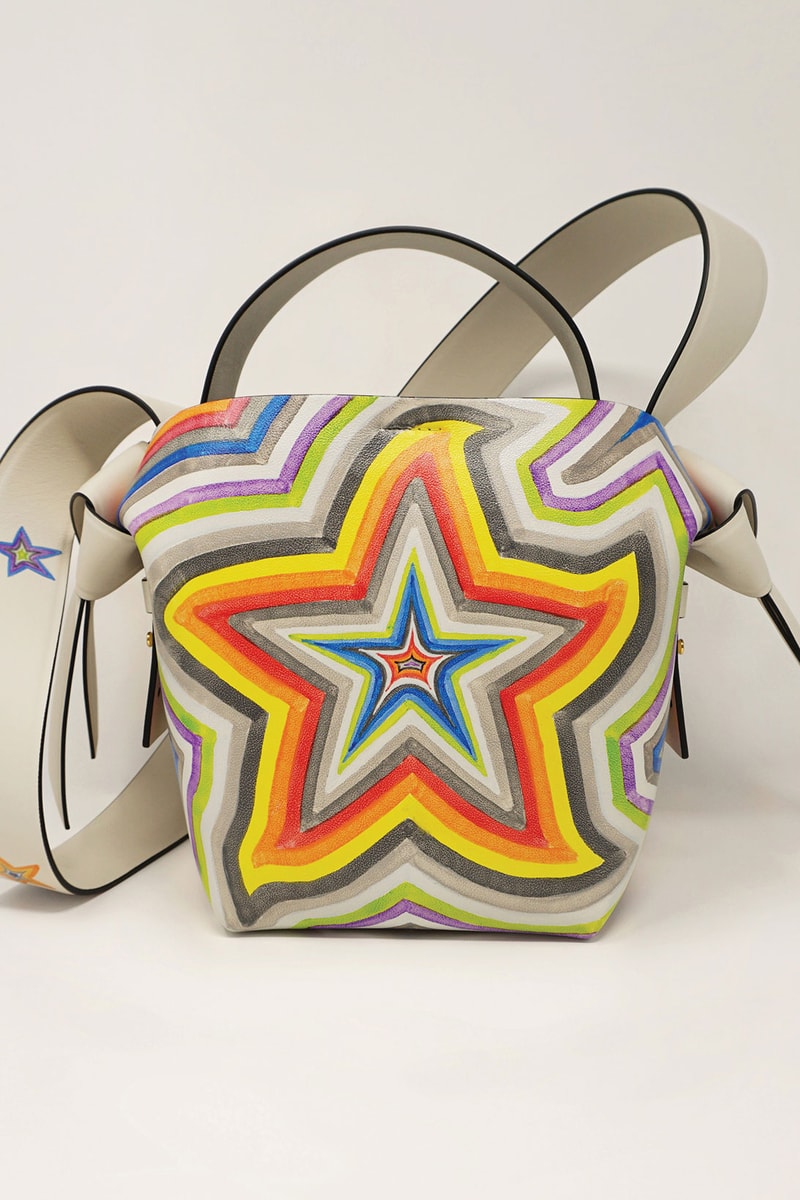 acne studios customized musubi bag ben quinn stars rainbow
