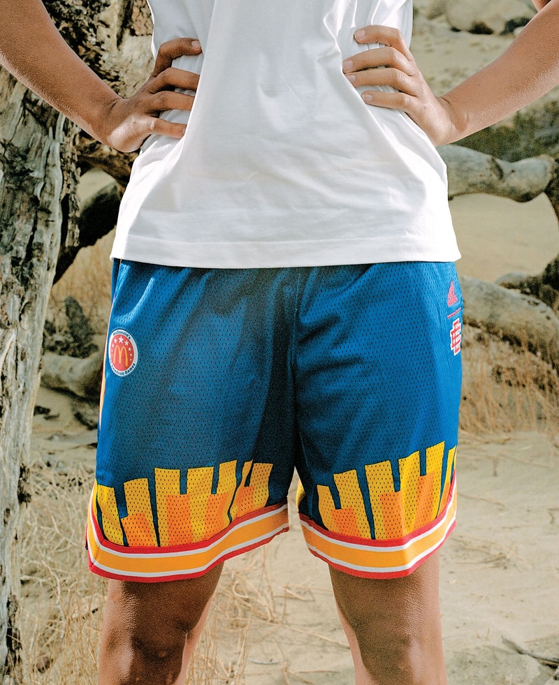 adidas mcdonalds eric emanuel all american games basketball collaboration shorts fries