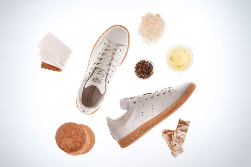 adidas stan smith mylo mushroom leather sneakers concept shoe details upper