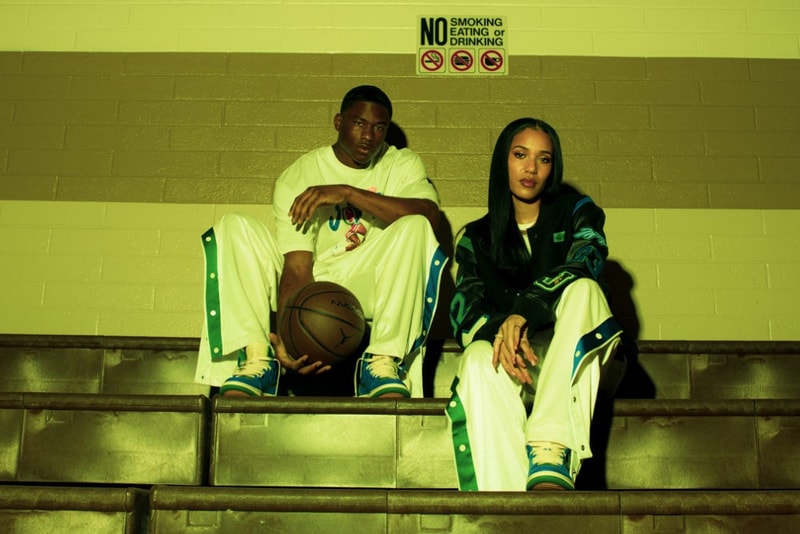 Aleali May x Jordan Brand "Califa" Collection Collaboration T-Shirt Sweatpants