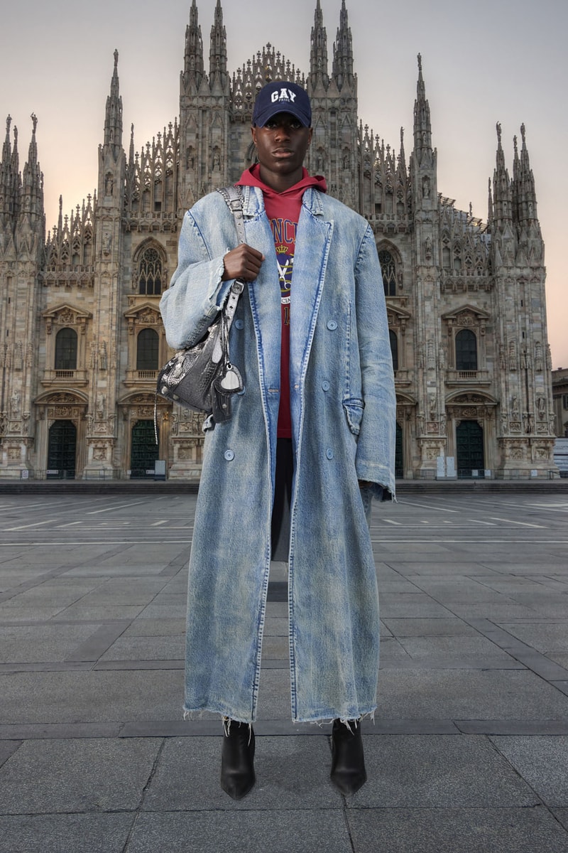 balenciaga pre-fall 2021 collection demna gvasalia denim coat