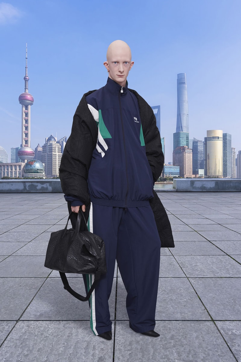 balenciaga pre-fall 2021 collection demna gvasalia shanghai tracksuit