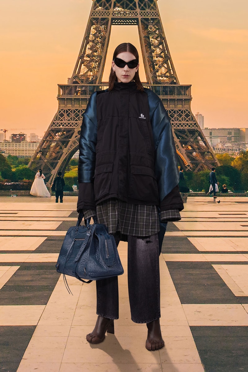 balenciaga pre-fall 2021 collection demna gvasalia paris eiffel tower