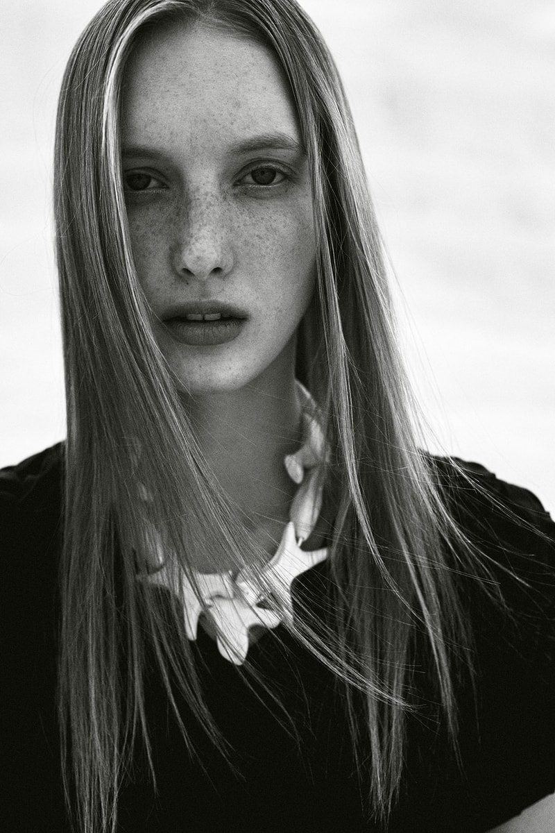 bevza spring summer collection campaign necklace accessories black top