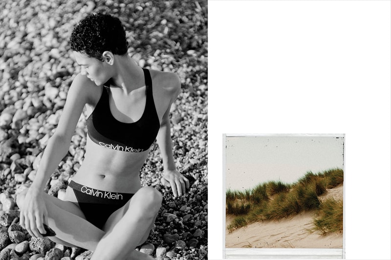 calvin klein ck underwear ss21 collection campaign bra briefs beach