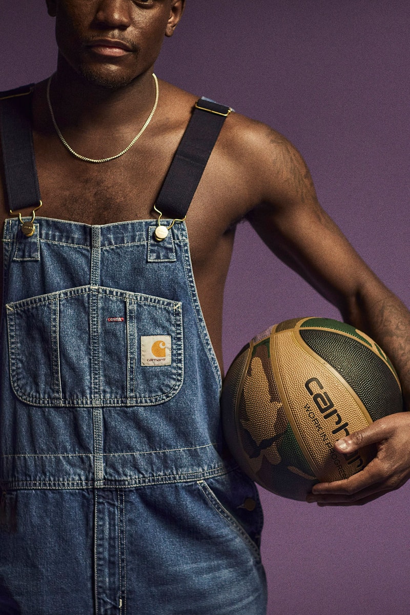 carhartt wip spring summer valiant program collection dog bed overall denim spalding basketball