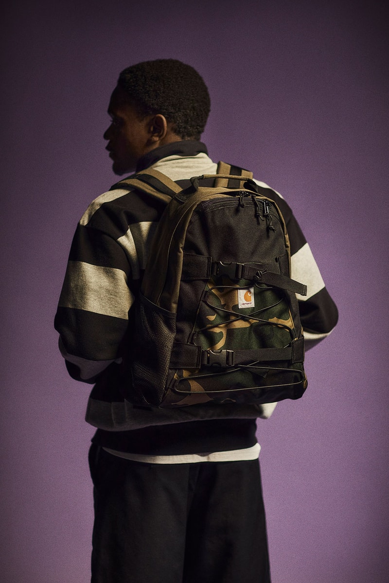 carhartt wip spring summer valiant program collection dog bed backpack bag jacket outerwear