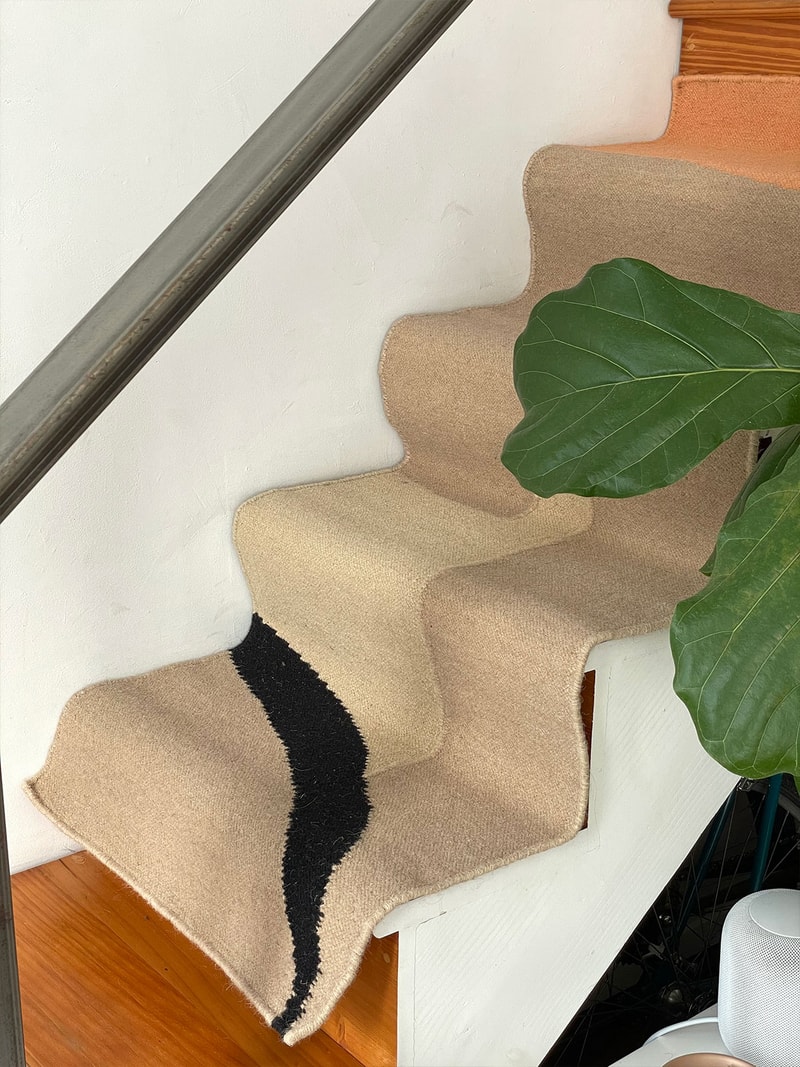 cold picnic summer is a feeling rugs wool flat weave staircase home