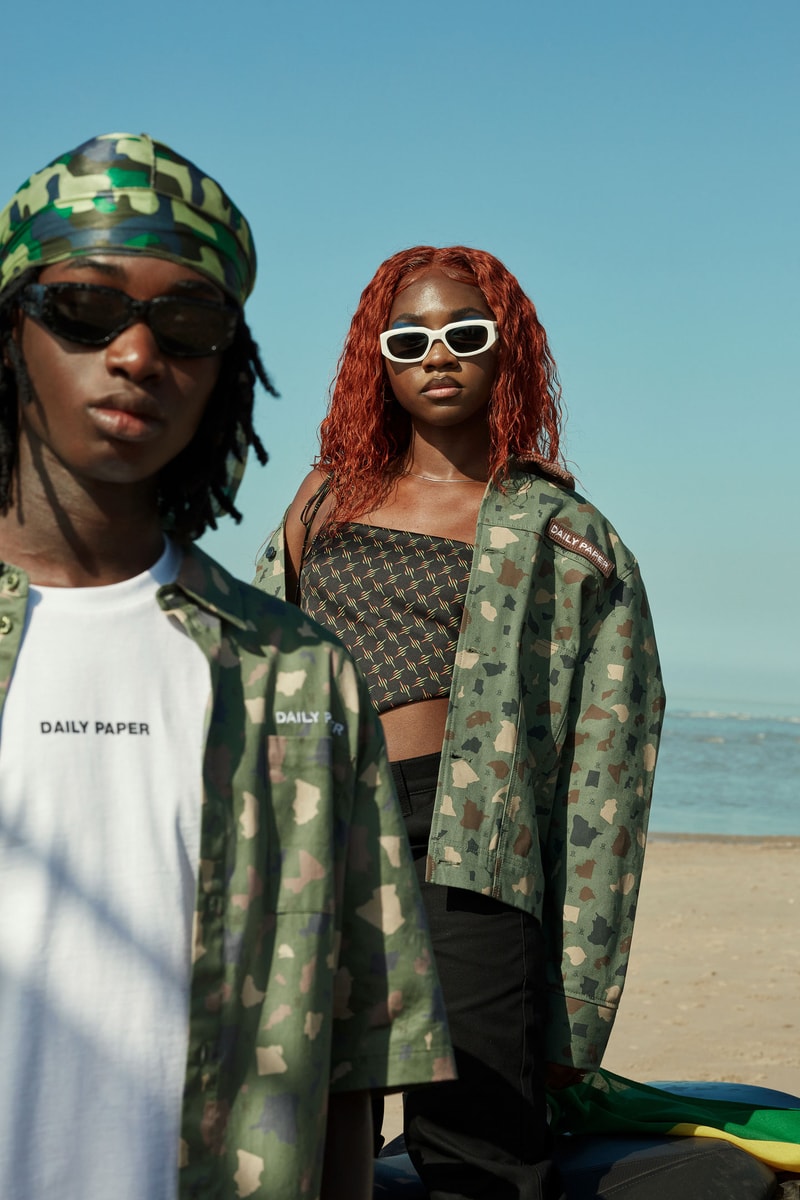 daily paper spring summer 2021 ss21 resort collection campaign jacket hat sunglasses