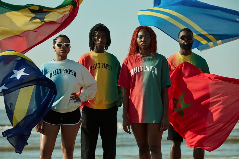 daily paper spring summer 2021 ss21 resort collection campaign color t-shirt flags