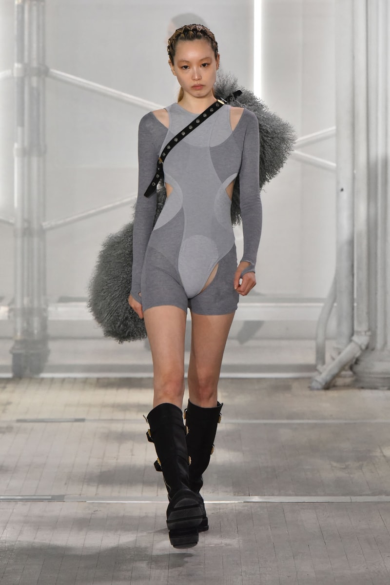 dion lee fall winter 2021 fw21 collection runway bodysuit knitwear