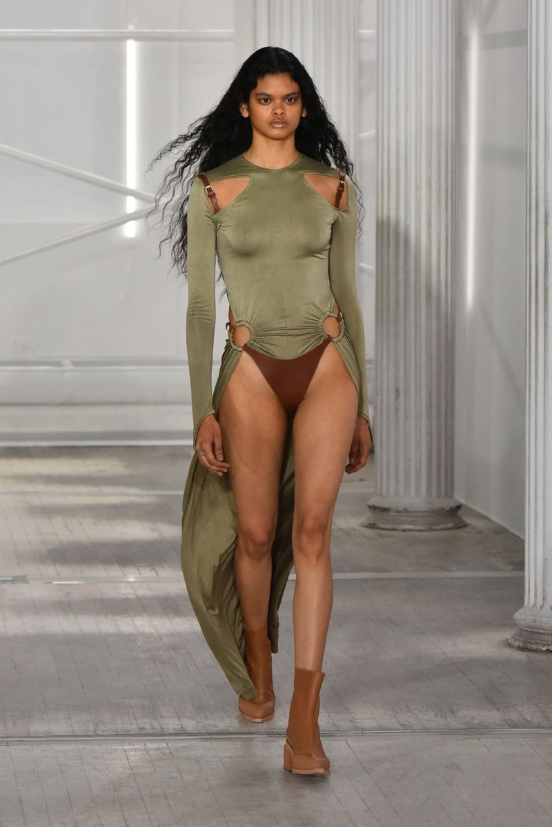 dion lee fall winter 2021 fw21 collection runway dress