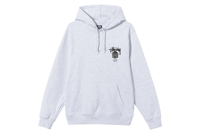 dover street market dsm stussy world tour graphic logo hoodies