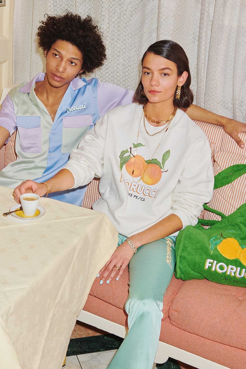 fiorucci la pesca collection dresses shirts tees sweat sets bucket hats