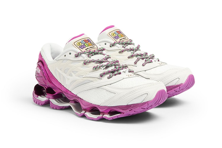 GCDS x Mizuno Add Cherry-Inspired Details To Wave Prophecy 8 Sneaker