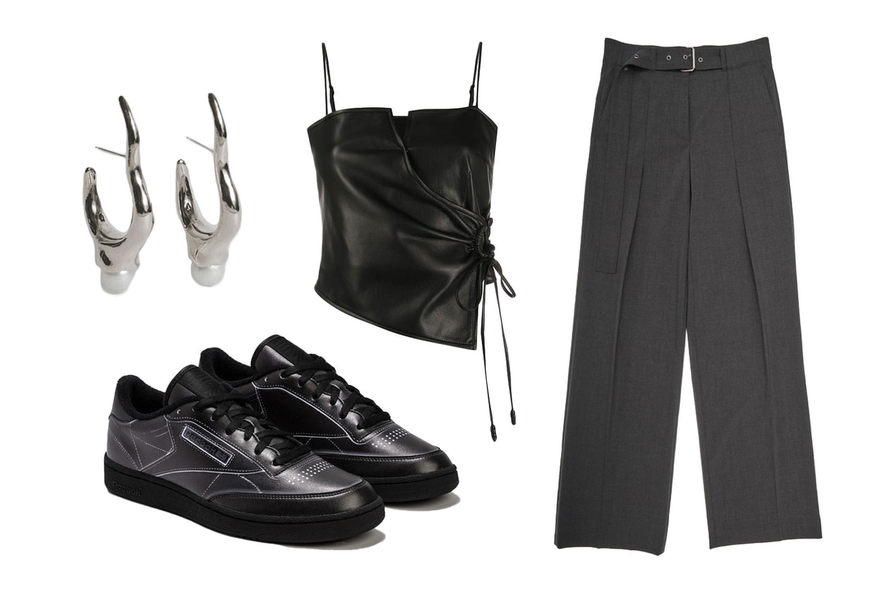 gray outfit ideas spring summer editors style guide mm6 maison margiela dion lee 