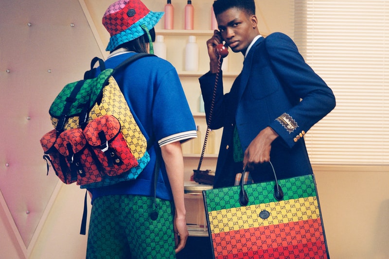 gucci gg multicolor collection tote bags backpack hat jacket tee t shirt