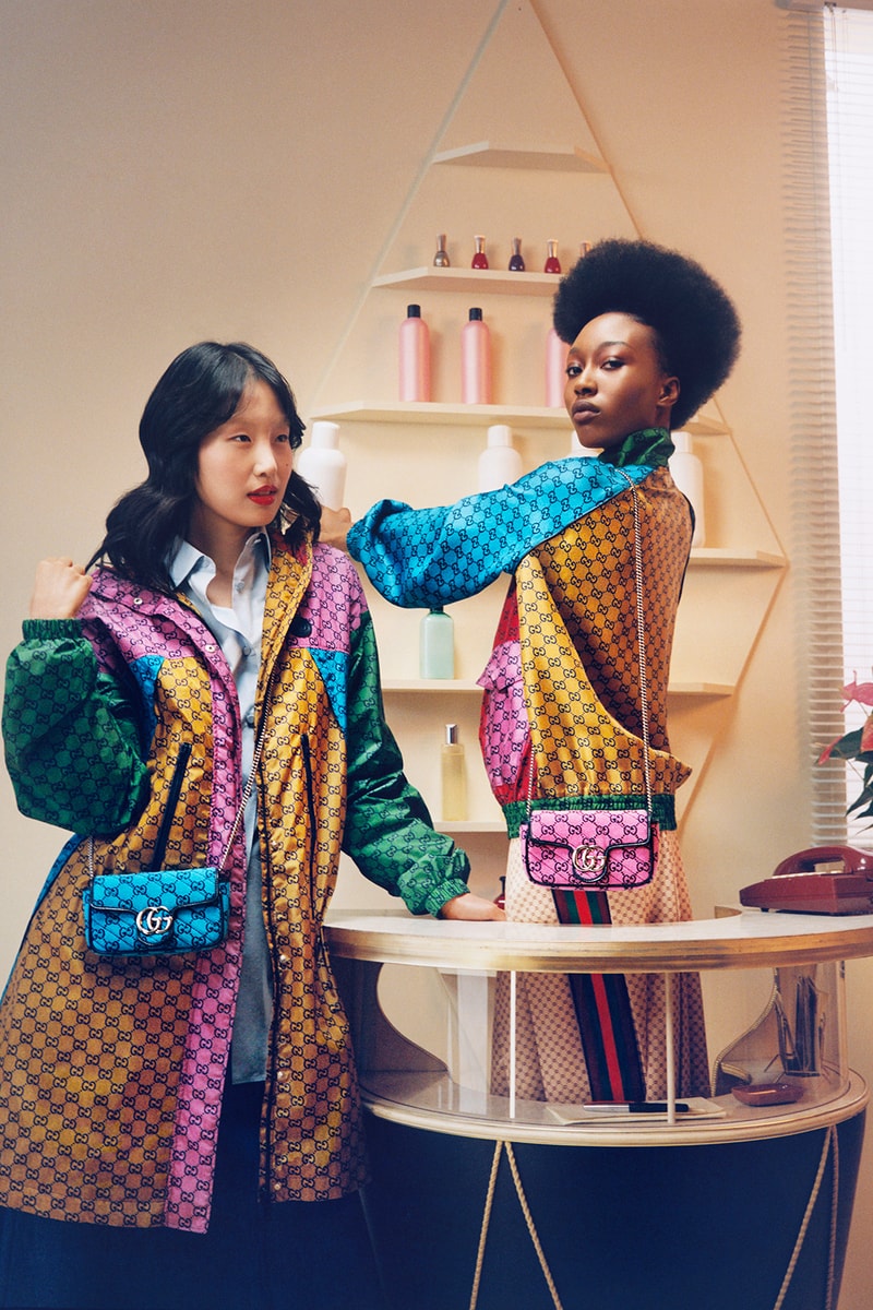 gucci gg multicolor collection hangbag outerwear jacket